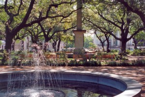 Historic Downtown Savannah (3-May-1996)