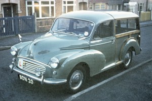 Morris_1000_Traveller_first_car_driven_by_Roy_(1969) Morris 1000 Traveller; first car I drove (1969)