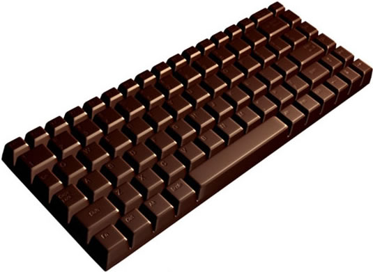 Chocolate keyboard Chocolate keyboard