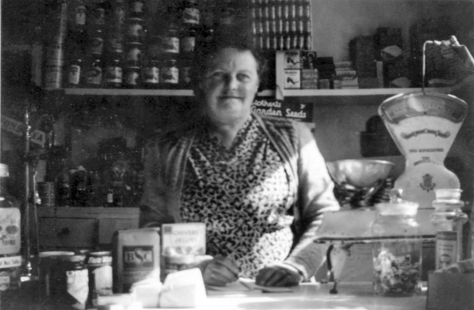 Nellie Manterfield in Legion Stores (c1950) Nellie Manterfield in Legion Stores (c1950)