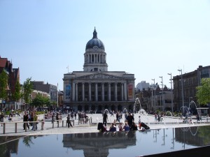Nottingham's Council House and Old Market Square