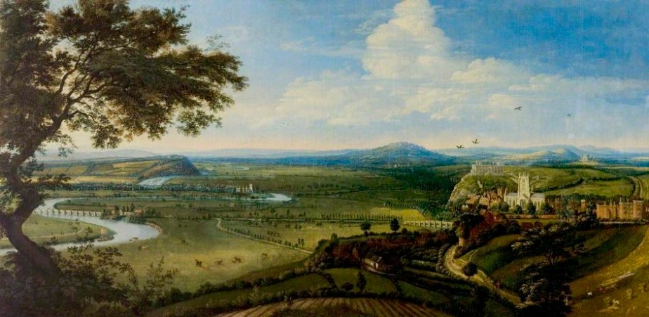 ‘View of Nottingham from the East’ by Jan Siberechts c1695 © Nottingham City Museums and Galleries